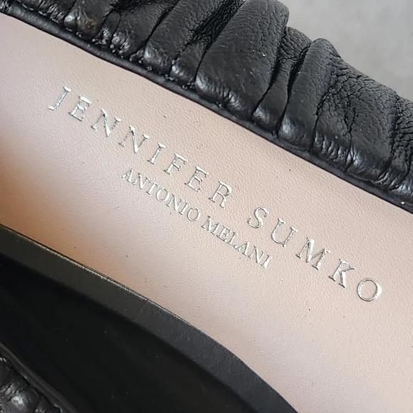 Antonio Melani Jennifer Sumko flats 8 black leather LyssaLou Mary Jane new $130 - Picture 14 of 14